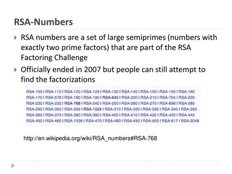 rsa number generator.